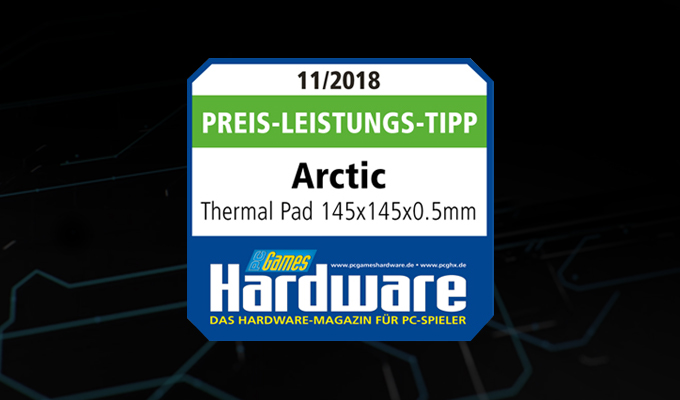Arctic Thermal Pad (145x145x0.5mm) - Pâte thermique PC - Garantie