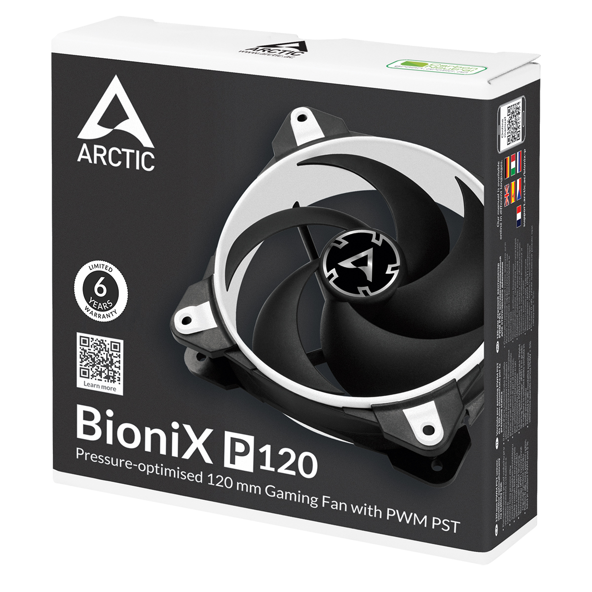 Ventilateur de boîtier pour Gamer Arctic BioniX P120 / A-RGB