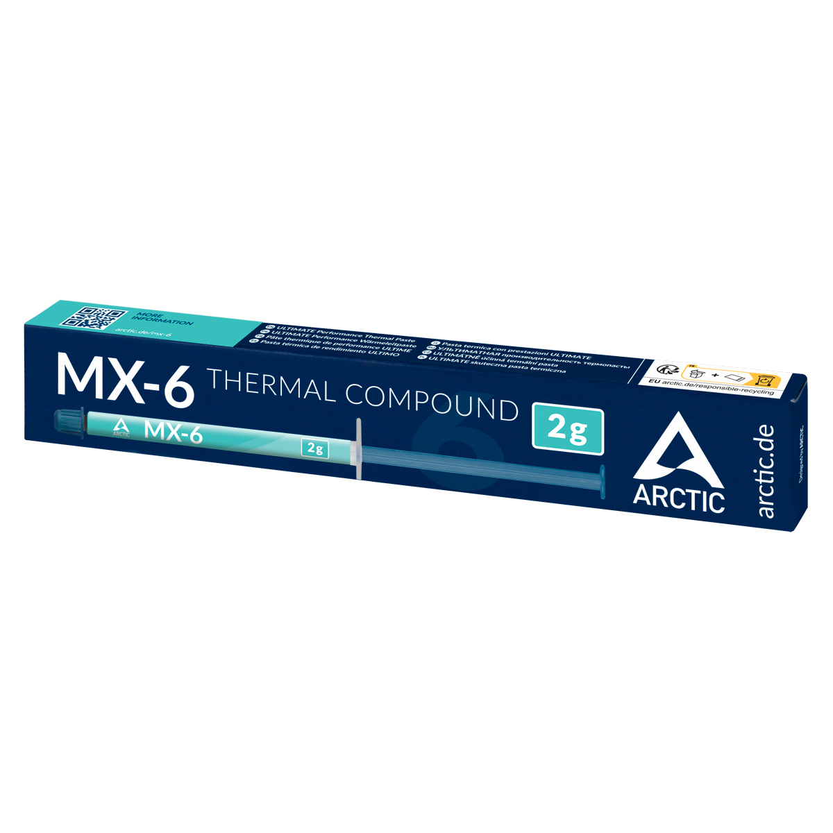 ARCTIC MX-6 Ultimate Performance Thermal Compound 2G - ACTCP00079A